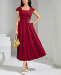 Women's Summer Slimming Waist-Slimming Hepburn-Style Dress
