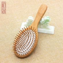 Sandalwood Comb for Meridian Scalp Massage, Anti-Static Hair Comb for Women, Medium-Tooth Volumizing Comb, Meridian Comb Gift Box