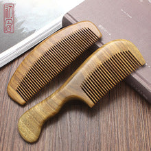 Sandalwood Comb for Meridian Scalp Massage, Anti-Static Hair Comb for Women, Medium-Tooth Volumizing Comb, Meridian Comb Gift Box