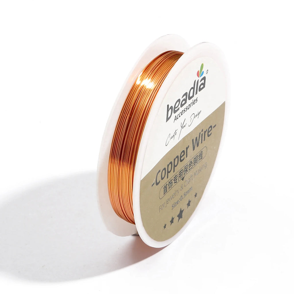 No Fade Wire 0.3 0.4 0.5 0.6 0.8 1.0mm 1.5-15Meters/Roll KC Gold/Silver/Copper Beading Wire Jewelry Cord String for Craft Making