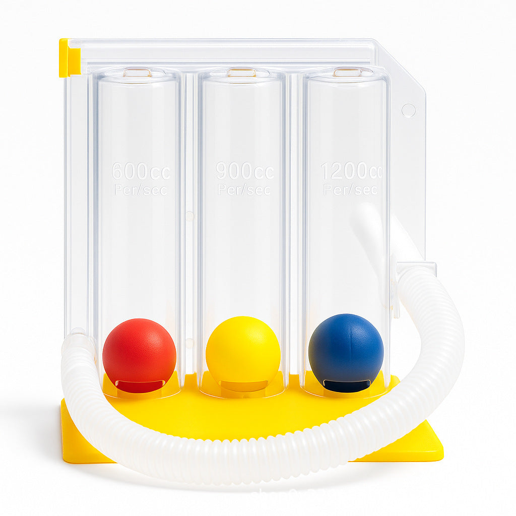 Breathing trainer three ball instrument student lung capacity trainer lung function exercise rehabilitation equipment physical measuring instrument