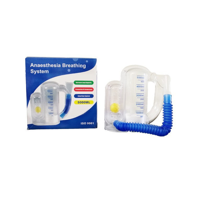 Breathing trainer three ball instrument student lung capacity trainer lung function exercise rehabilitation equipment physical measuring instrument