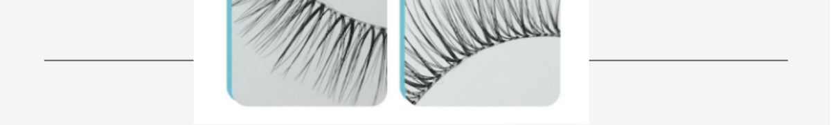 Nanman Xiaofang Baiyueguang Korean Jennie's Same Style Eye Tail Lengthening Natural Daily False Eyelashes Curled