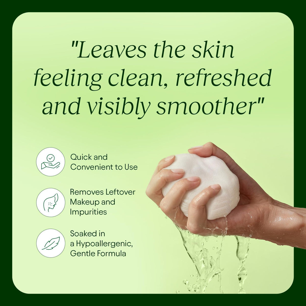 Exfoliating Centella Asiatica Dark Spot and Wrinkle Minimizing Toner Pad