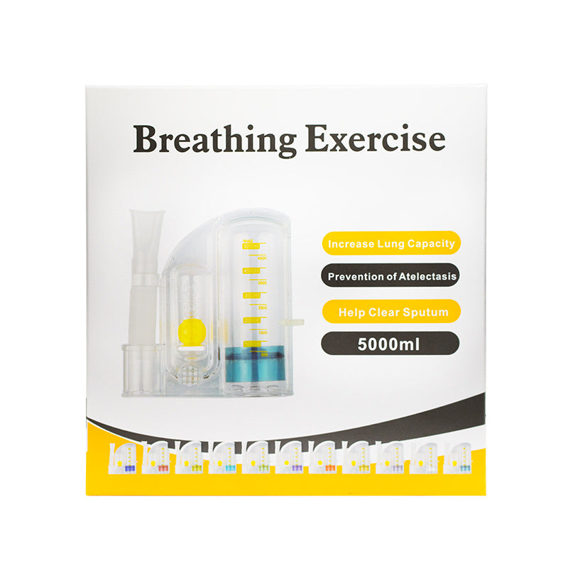 Breathing trainer three ball instrument student lung capacity trainer lung function exercise rehabilitation equipment physical measuring instrument