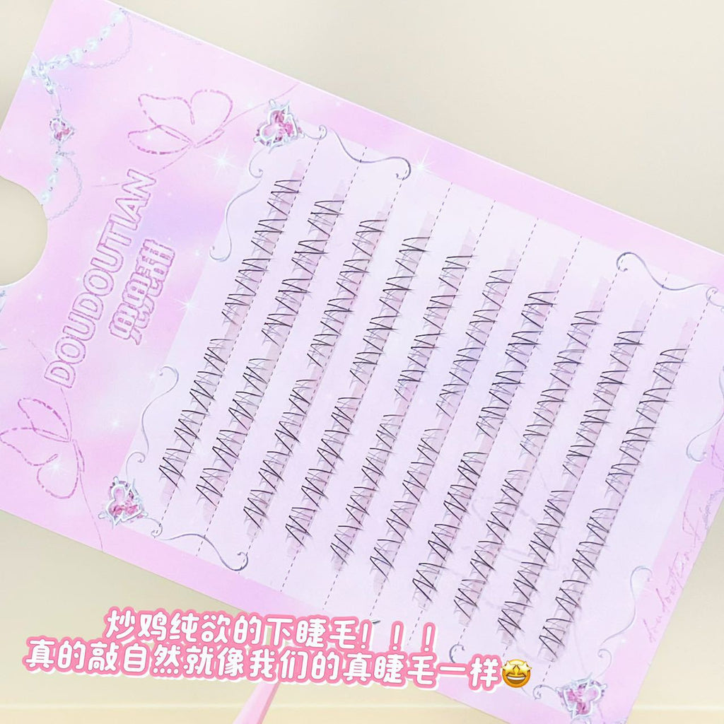 Sweet Little Flower Fairy Eyelashes Light Natural Oblique Flying Fox Transparent Lazy People Pure Desire Plain Mother's False Eyelashes
