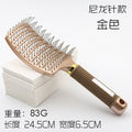 Cross-border Hot Pig Mane Big Bend Comb Fluffy Curly Hair Styling Comb Anti-static Hair Comb Home Hair Massage Comb
