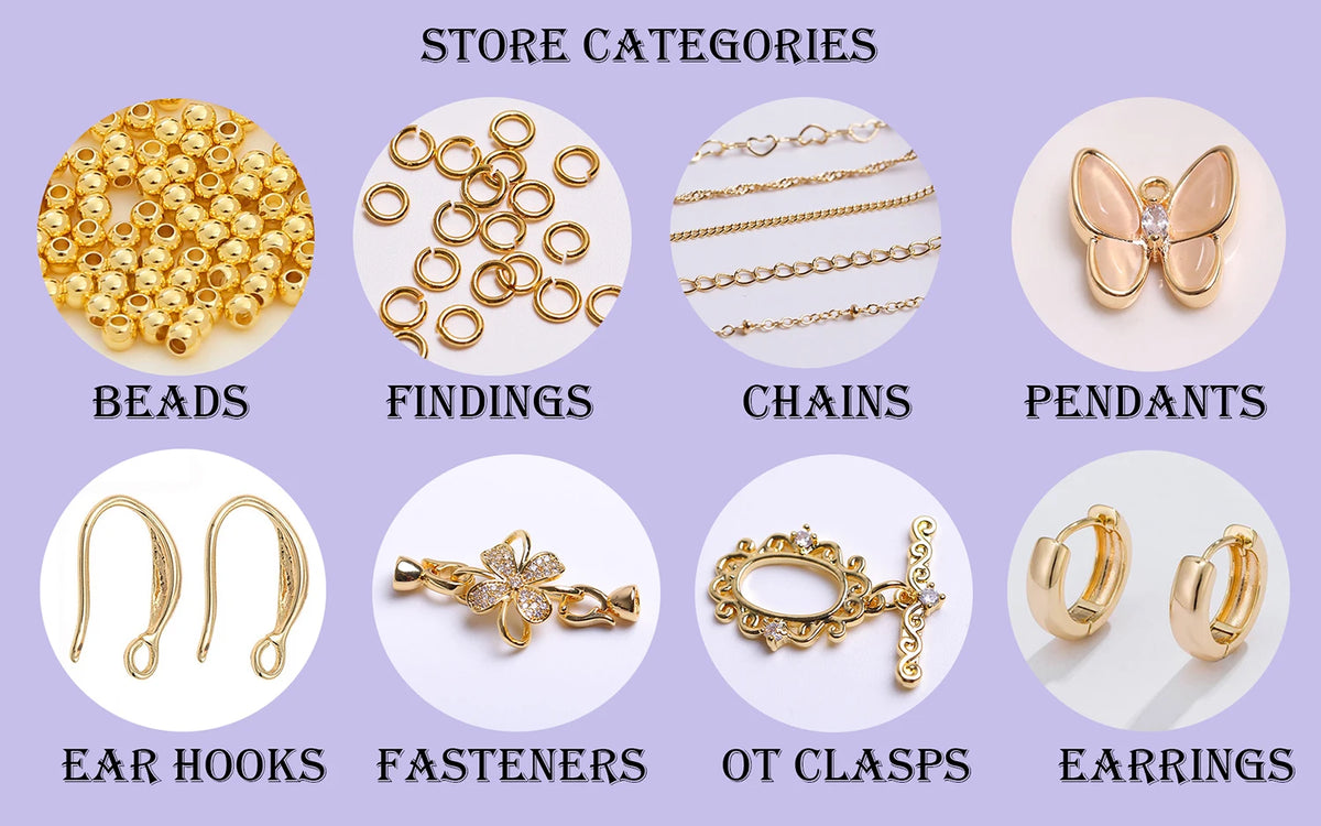 14K Gold Plated Round Hoop Earring Clasps Fitting Base Findings,Clasp For Earrings,DIY Jewelry Making Accessories Wholesale