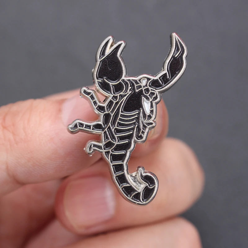 Scorpion Shape Badge Animal Lapel Pin Jewelry