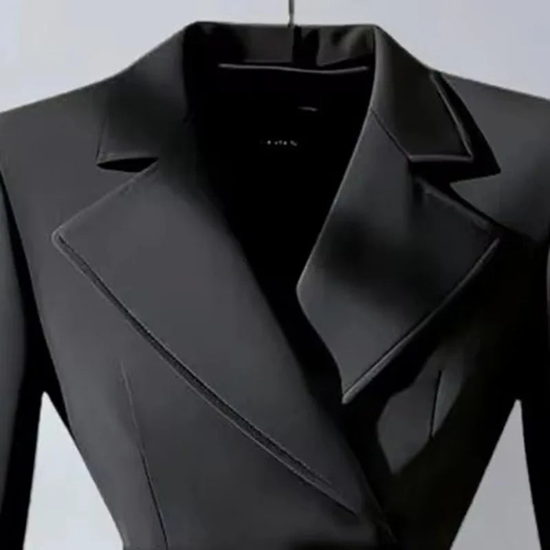 Spring Autumn 2025 New Blazer Suit Jacket  Women High-End Fashion Black Blazers Femme Casual All-match Slim Blazers Ladies