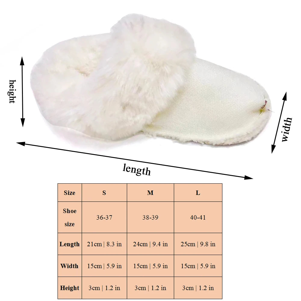 1 Pair Winter Warm Insoles For Women Men Thickened Plush Fur Lining Inserts clogs Lining Shoes Pads Removable Clogs Shoe Covers