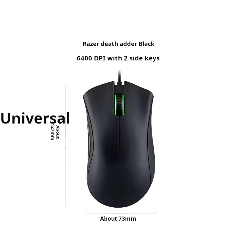 New Original Wired Gaming Mouse Optical Sensor 6400 DPI Gaming Mouse For Laptop Optical Mouse Light Speed Mouse