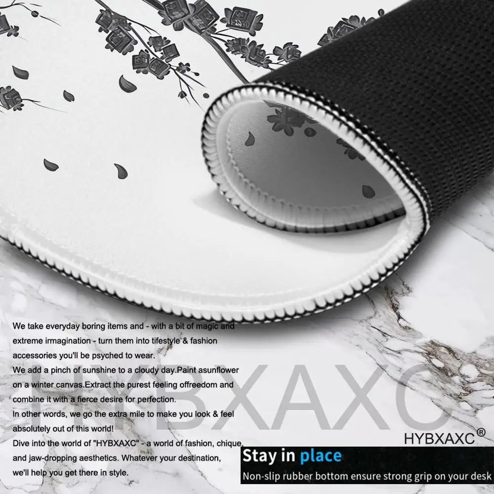 1Pc Japan Sakura Gaming Mouse Pad Laptops Deskmat Cherry Blossom Small Mousepad Office Carpet Gamer Keyboard Computer Desk 22x18
