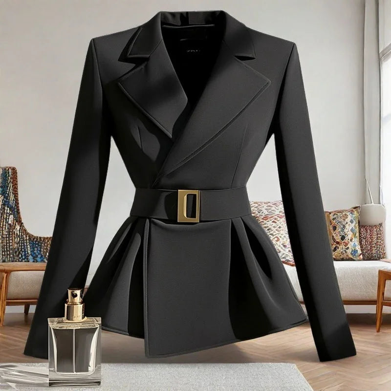 Spring Autumn 2025 New Blazer Suit Jacket  Women High-End Fashion Black Blazers Femme Casual All-match Slim Blazers Ladies