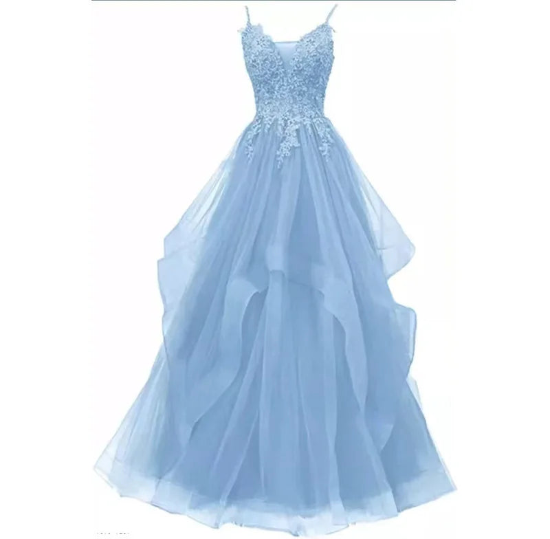 Stage Host Dresses Engagement wedding Sexy Halter Strap Dress Girls Party Dinner Dress Student Graduation Celebration Dress 2025