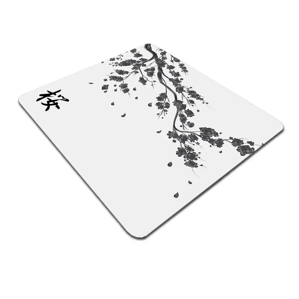 1Pc Japan Sakura Gaming Mouse Pad Laptops Deskmat Cherry Blossom Small Mousepad Office Carpet Gamer Keyboard Computer Desk 22x18