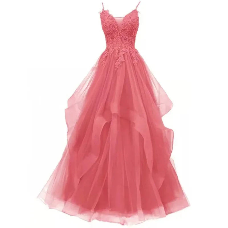 Stage Host Dresses Engagement wedding Sexy Halter Strap Dress Girls Party Dinner Dress Student Graduation Celebration Dress 2025