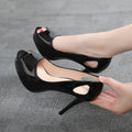 Women’s Shoes Heel Peep Toe High Heels Ladies Shoe Black Thick Bottom Shallow Sandals Summer 2025 Trend 32 Women Platform Pumps