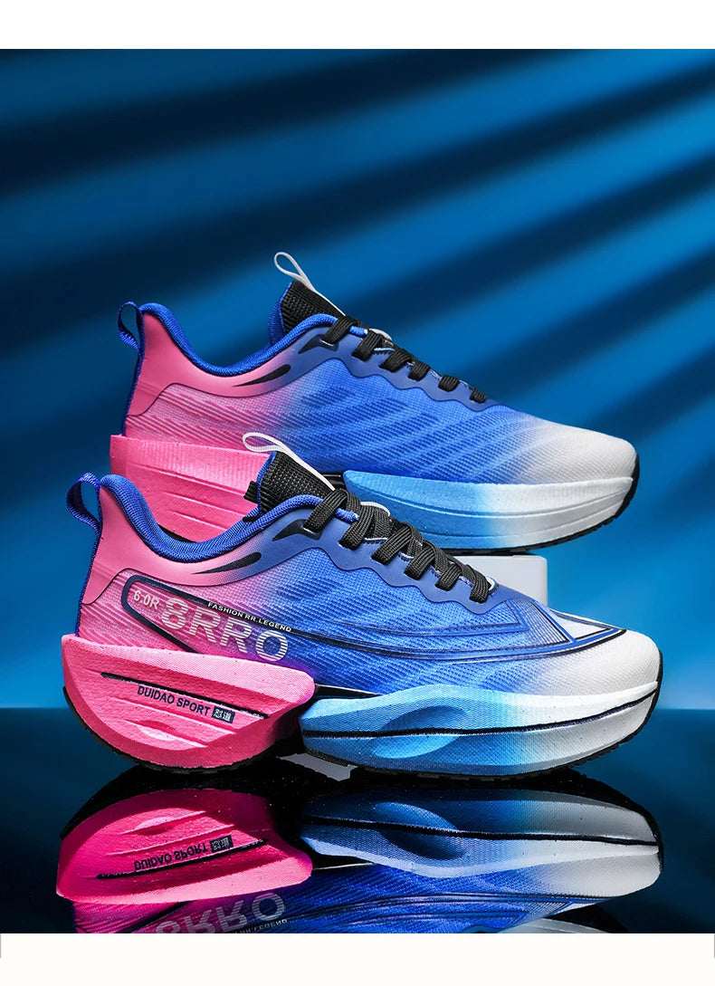 Breathable Men's Athletic Sneakers Marathon Carbon Board Basketball Walking Sneakers Women Lightweight Casual Running Shoes Men