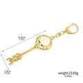 Anime Fairy Tail 12 Constellation Keychain Western Zodiac Star Spirit Magician Summoning Key Unisex Jewelry Accessories Gift