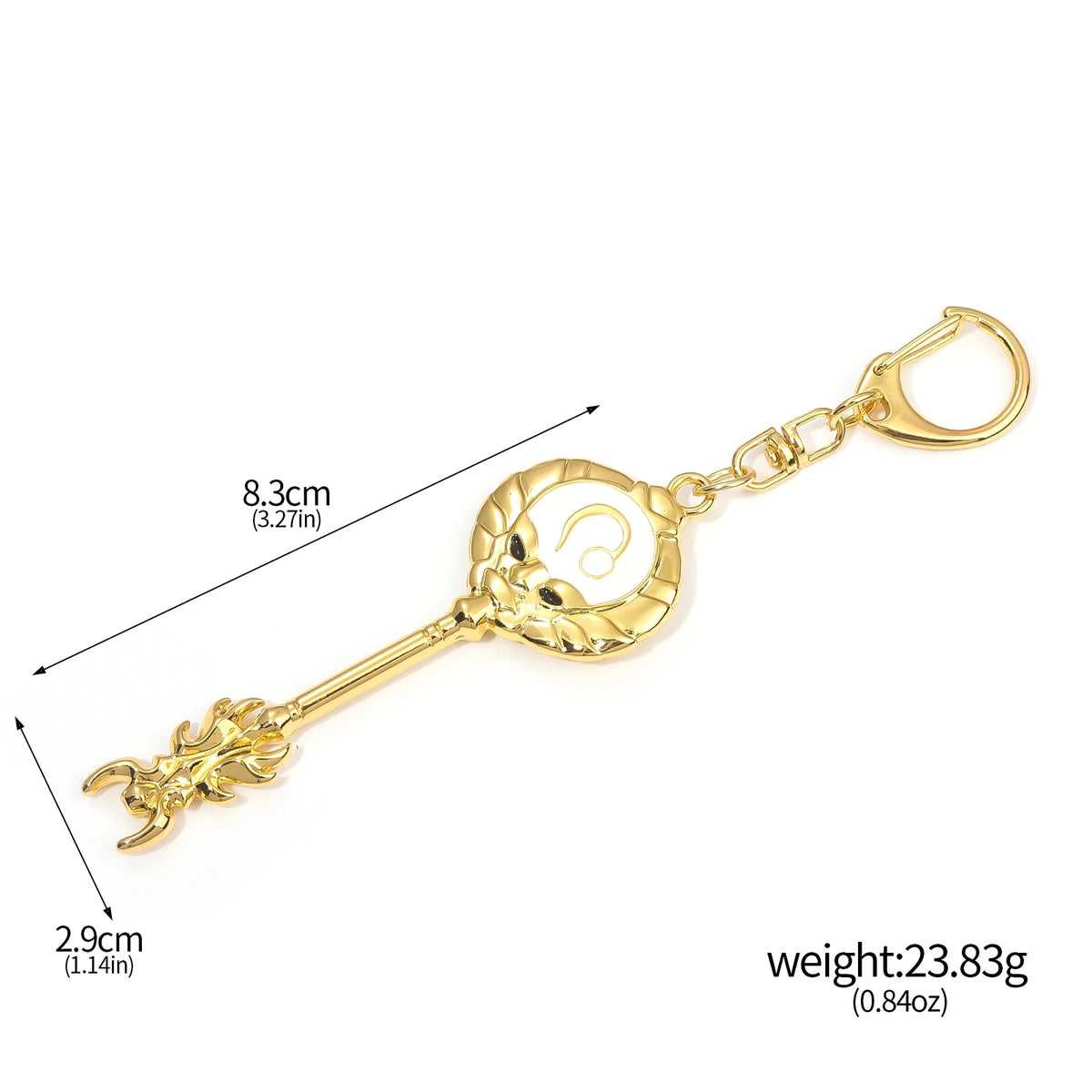 Anime Fairy Tail 12 Constellation Keychain Western Zodiac Star Spirit Magician Summoning Key Unisex Jewelry Accessories Gift