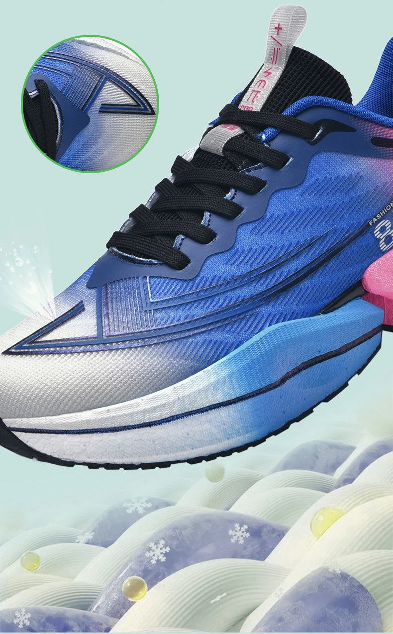 Breathable Men's Athletic Sneakers Marathon Carbon Board Basketball Walking Sneakers Women Lightweight Casual Running Shoes Men