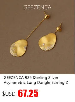 GEEZENCA 925 Silver Pearl 3D Swallow Bird Statement Earrings Women Designer Trendy Dainty Unique Stud Earring Party Gift For Her