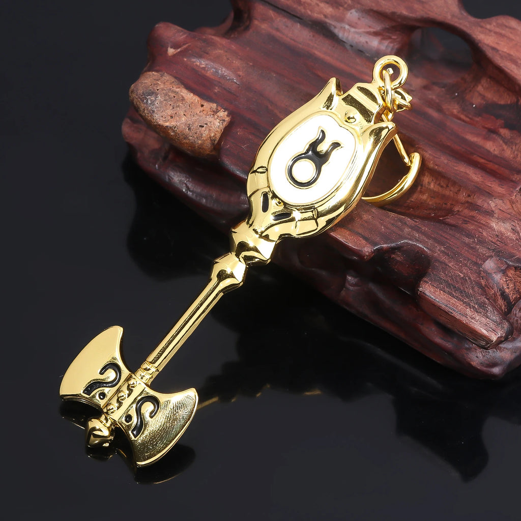Anime Fairy Tail 12 Constellation Keychain Western Zodiac Star Spirit Magician Summoning Key Unisex Jewelry Accessories Gift