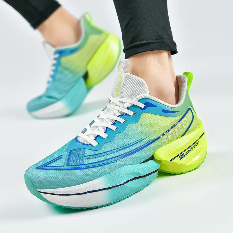Breathable Men's Athletic Sneakers Marathon Carbon Board Basketball Walking Sneakers Women Lightweight Casual Running Shoes Men