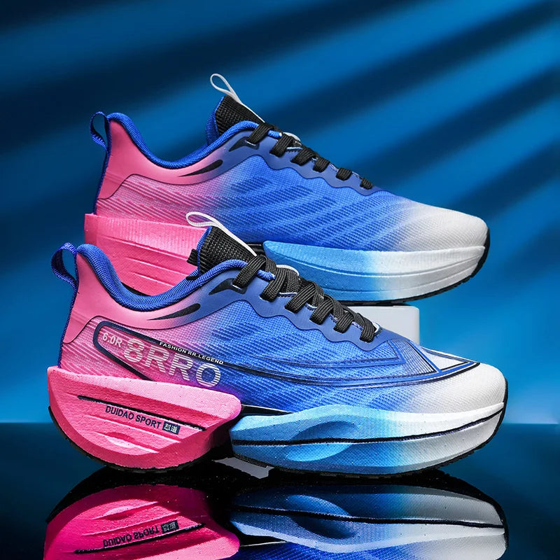 Breathable Men's Athletic Sneakers Marathon Carbon Board Basketball Walking Sneakers Women Lightweight Casual Running Shoes Men