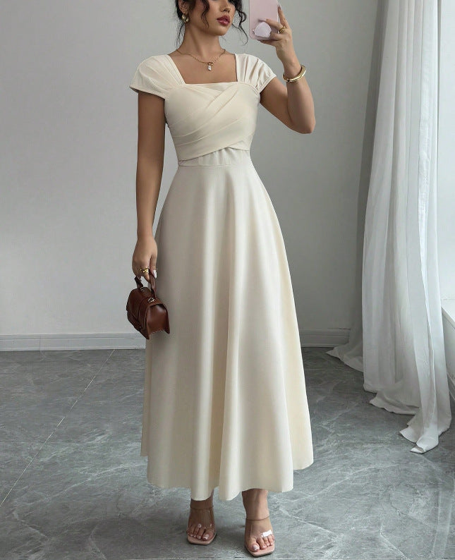 Women's Summer Slimming Waist-Slimming Hepburn-Style Dress